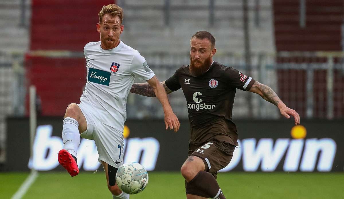 St. Pauli empfängt heute den 1. FC Heidenheim.