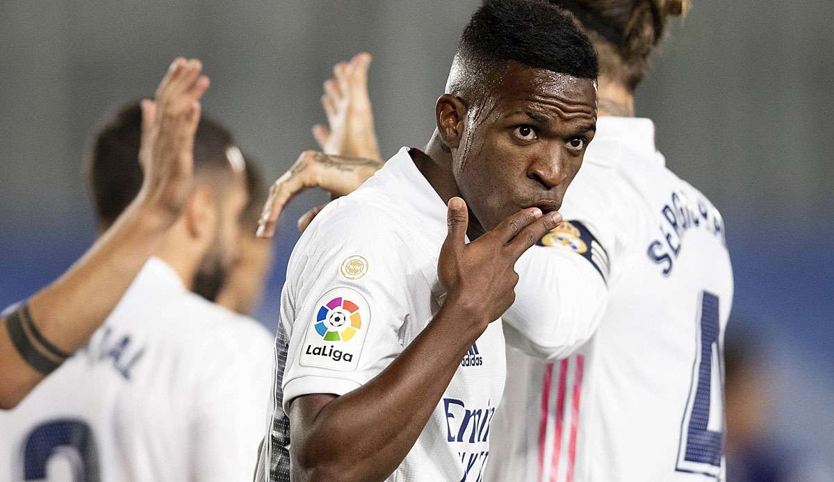 Vinicius Jr. erzielte das Siegtor für Real Madrid.