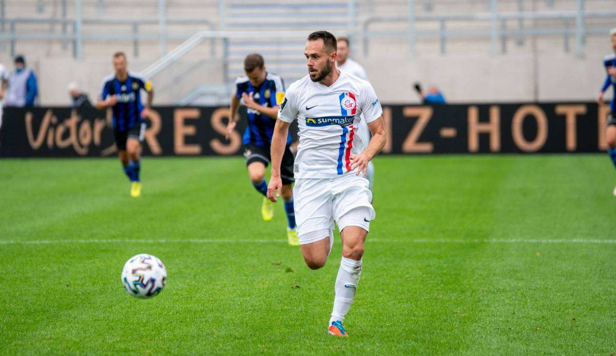 Hansa Rostock trifft heute auf KFC Uerdingen.