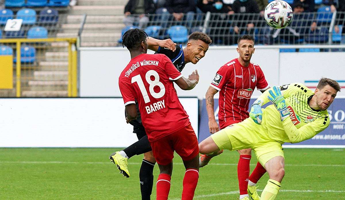 Türkgücü München spielte 4:4 gegen Waldhof Mannheim.