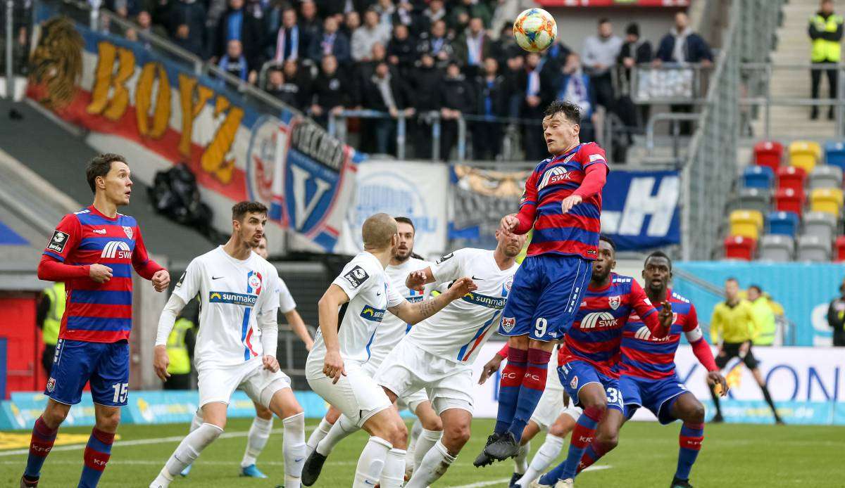 Hansa Rostock trifft heute auf KFC Uerdingen.