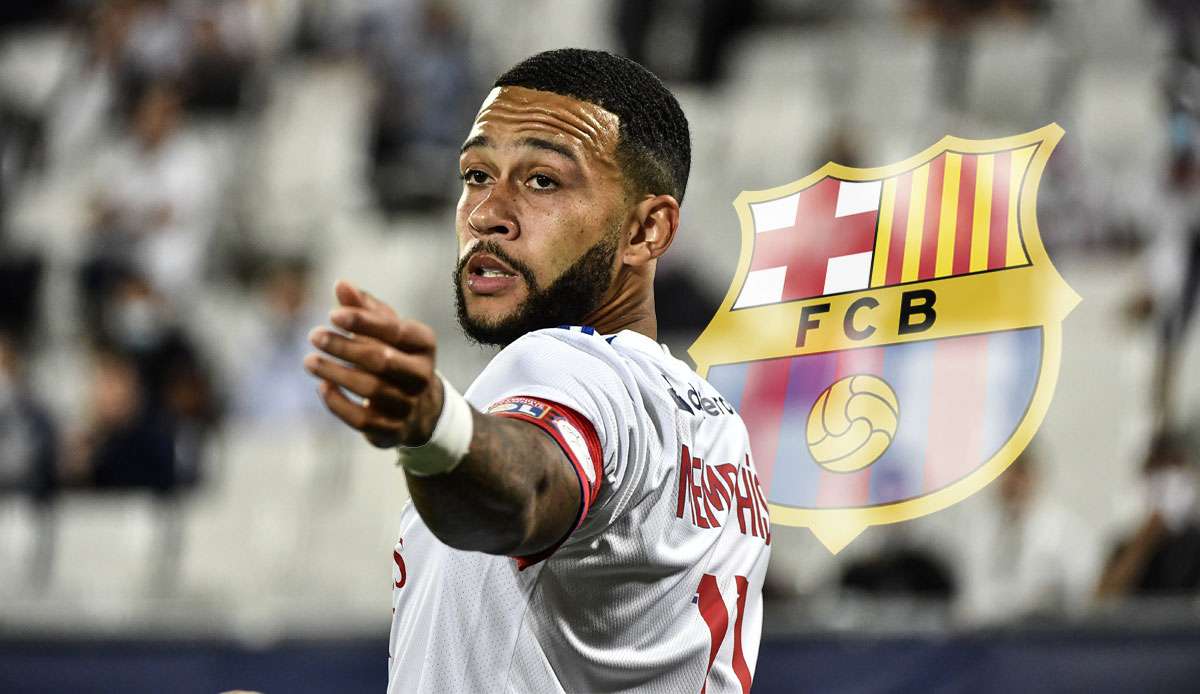 Memphis Depay steht vor einem Wechsel zum FC Barcelona.