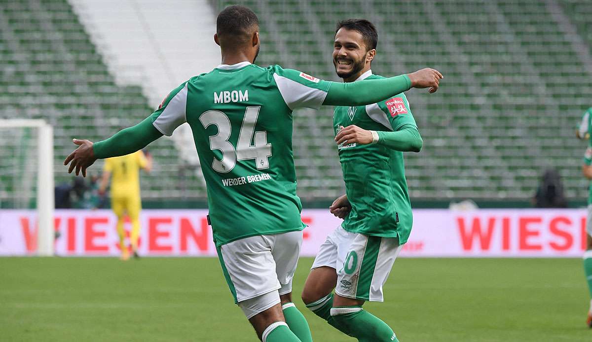 Werder gewann am vergangenen Wochenende in der Liga gegen Arminia Bielefeld.