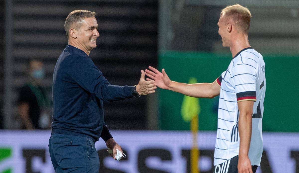 Für Stefan Kuntz und die deutsche U21 steht das nächste EM-Quali-Spiel an.