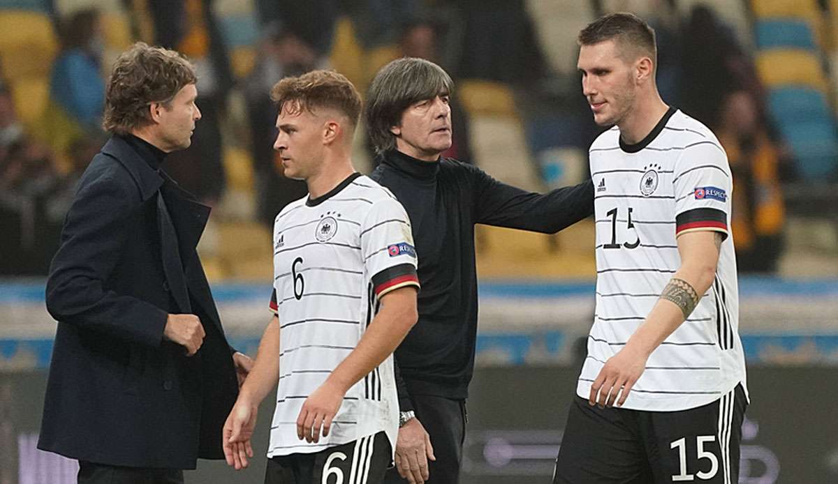 Joachim Löw ist mit der Leistung seiner Mannschaft gegen die Ukraine zufrieden.