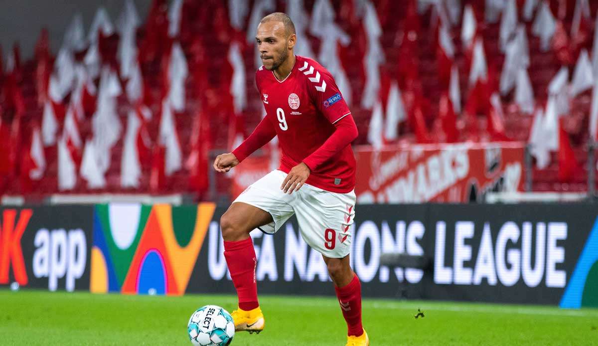 Barca-Stürmer Martin Braithwaite hat bereits 42 Länderspiele für Dänemark absolviert.