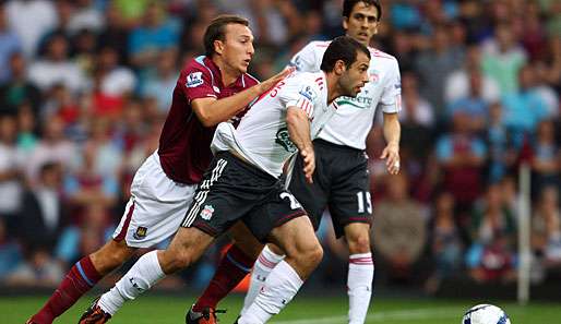 Das Hinspiel im Upton Park gewann der FC Liverpool bei den Hammers mit 3:2