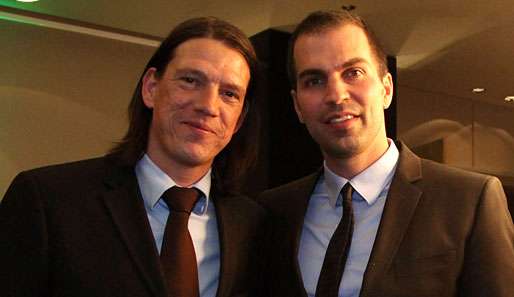 Christian Ziege (l., mit Markus Babbel) war in Mönchengladbach Sportdirektor, Trainer und Co-Trainer