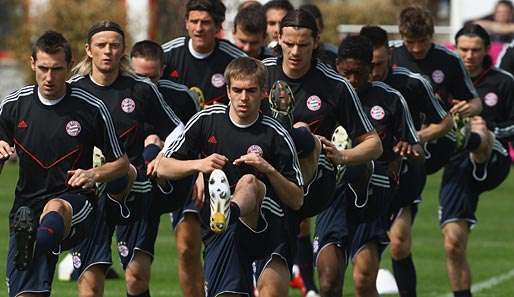 Fans konnten das heutige Bayern-Training live im Internet verfolgen