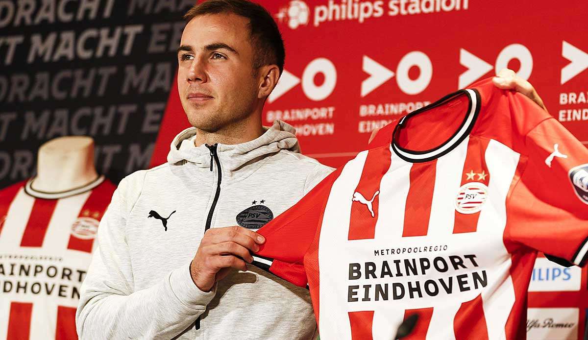 Steht bei PSV Eindhoven vor seinem Debüt: Mario Götze.