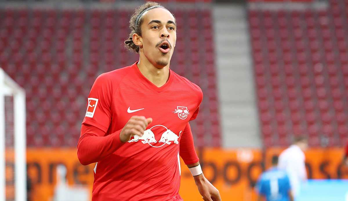 Traf kurz nach seiner Einwechslung traumhaft zum 2:0 für RB Leipzig: Yussuf Poulsen.