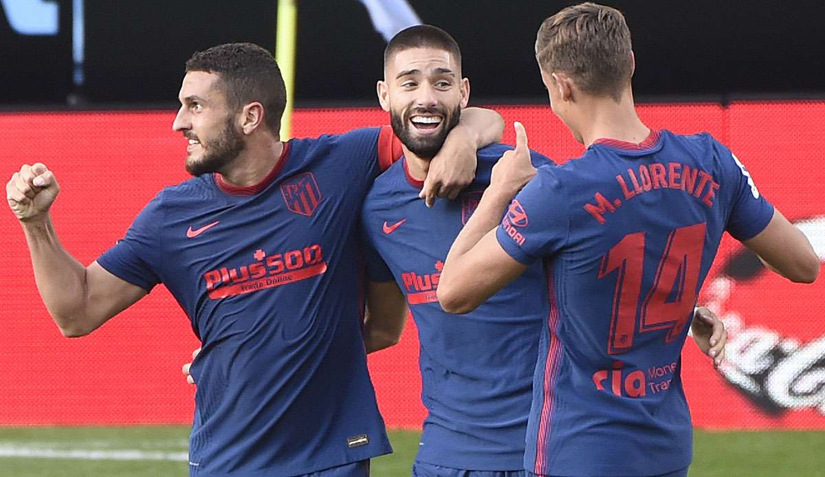 Yannick Carrasco tritt am Mittwoch mit Atletico beim FC Bayern an.