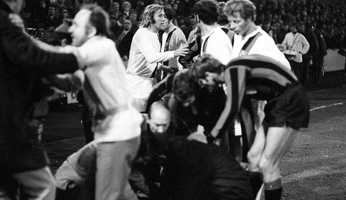 Am 20. Oktober 1971 ist es beim Spiel zwischen Gladbach und Inter zum Büchsenwurf-Skandal gekommen.
