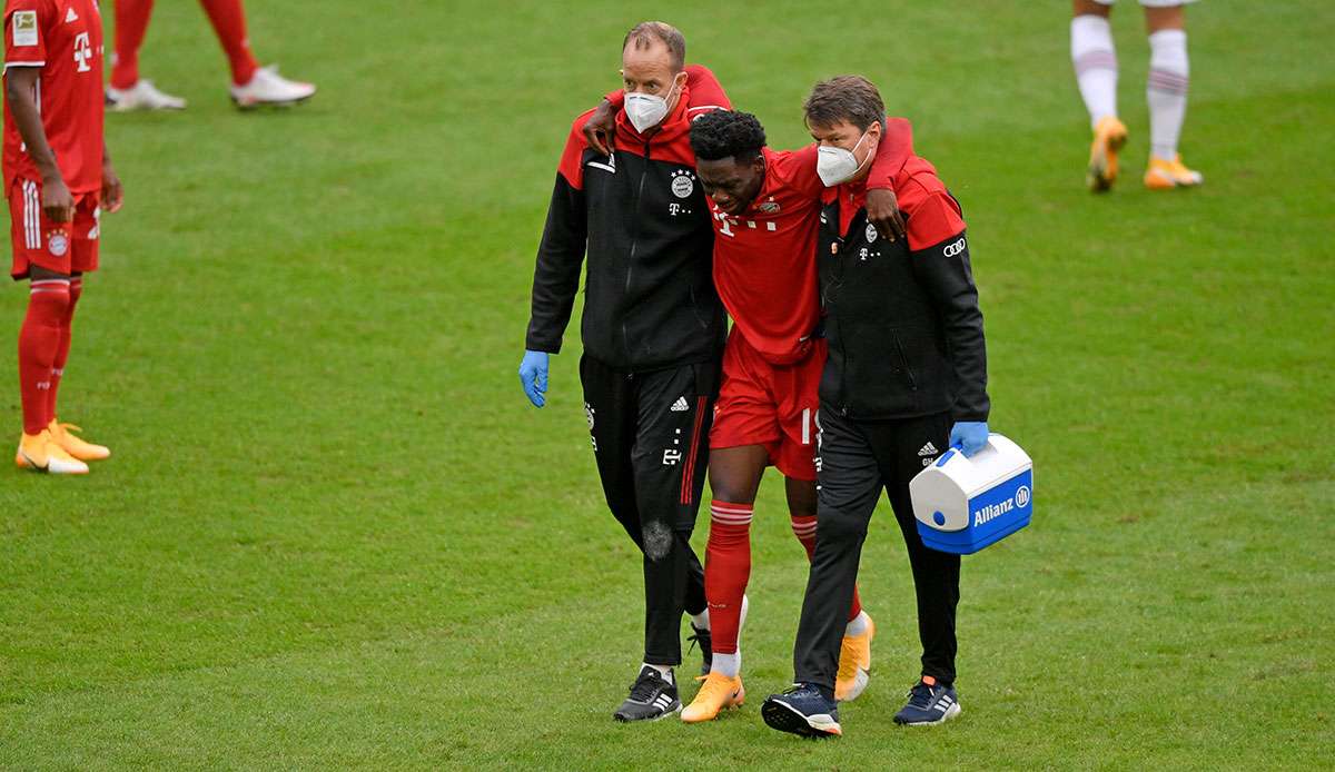 Alphonso Davies wurde nach nur zwei Minuten ausgewechselt.