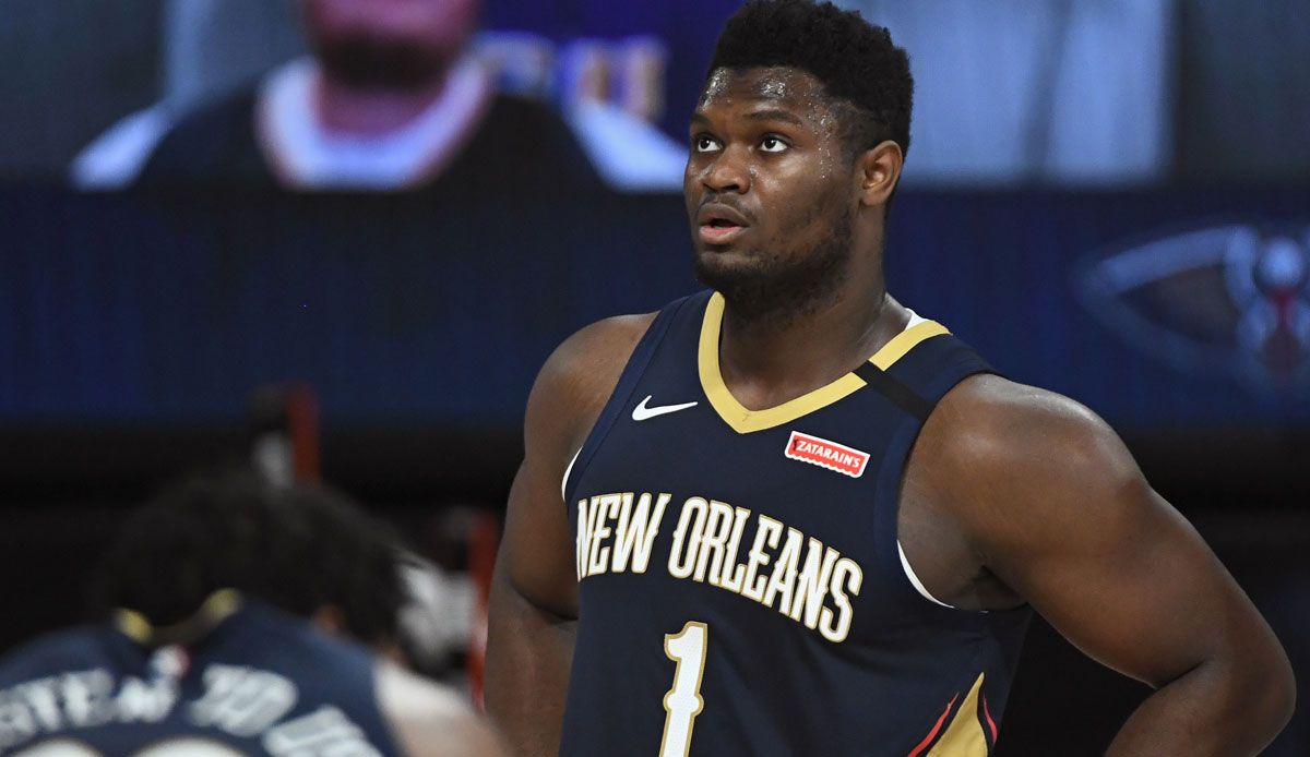 Nba New Orleans Pelicans Mit Zion Williamson Und Head Coach Stan Van