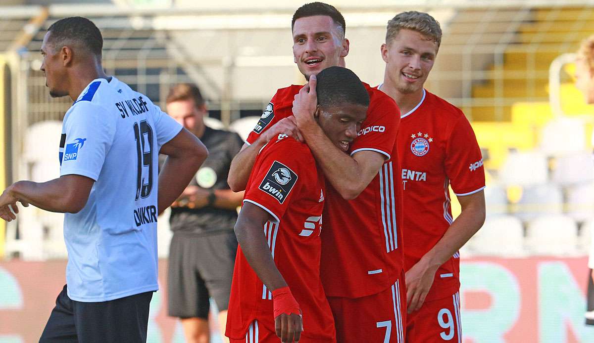 Der FC Bayern hat sich gegen Mannheim durchgesetzt.