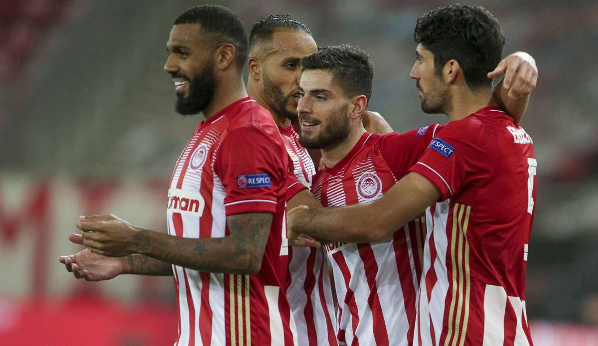 Olympiakos Piräus gewann das erste Gruppenspiel gegen Marseille.