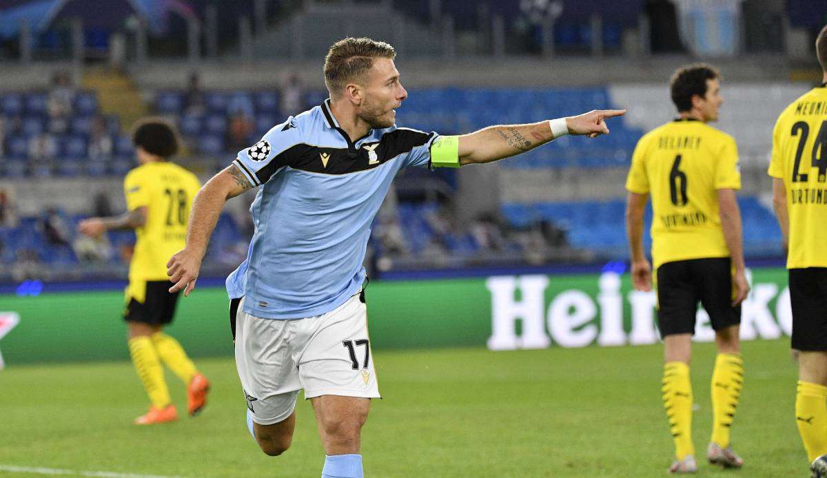 Ciro Immobile hat gegen seinen Ex-Klub Borussia Dortmund das sehr frühe 1:0 geschossen.