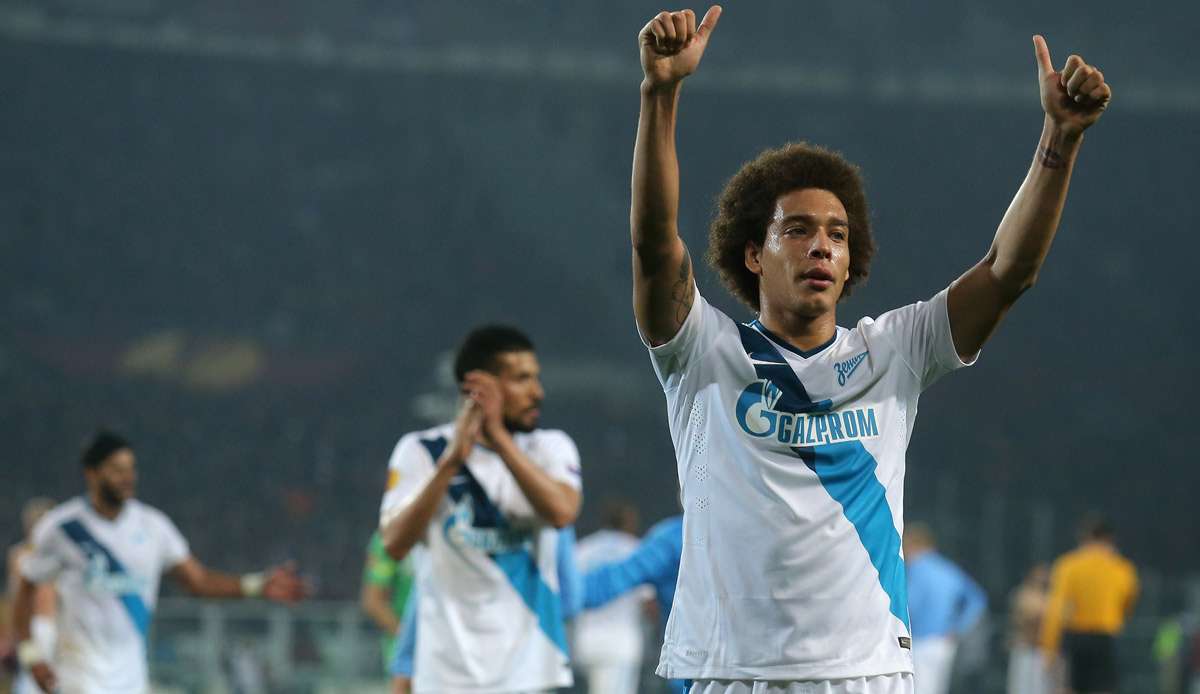 Axel Witsel spielte von September 2012 bis Januar 2017 bei Zenit St. Petersburg.