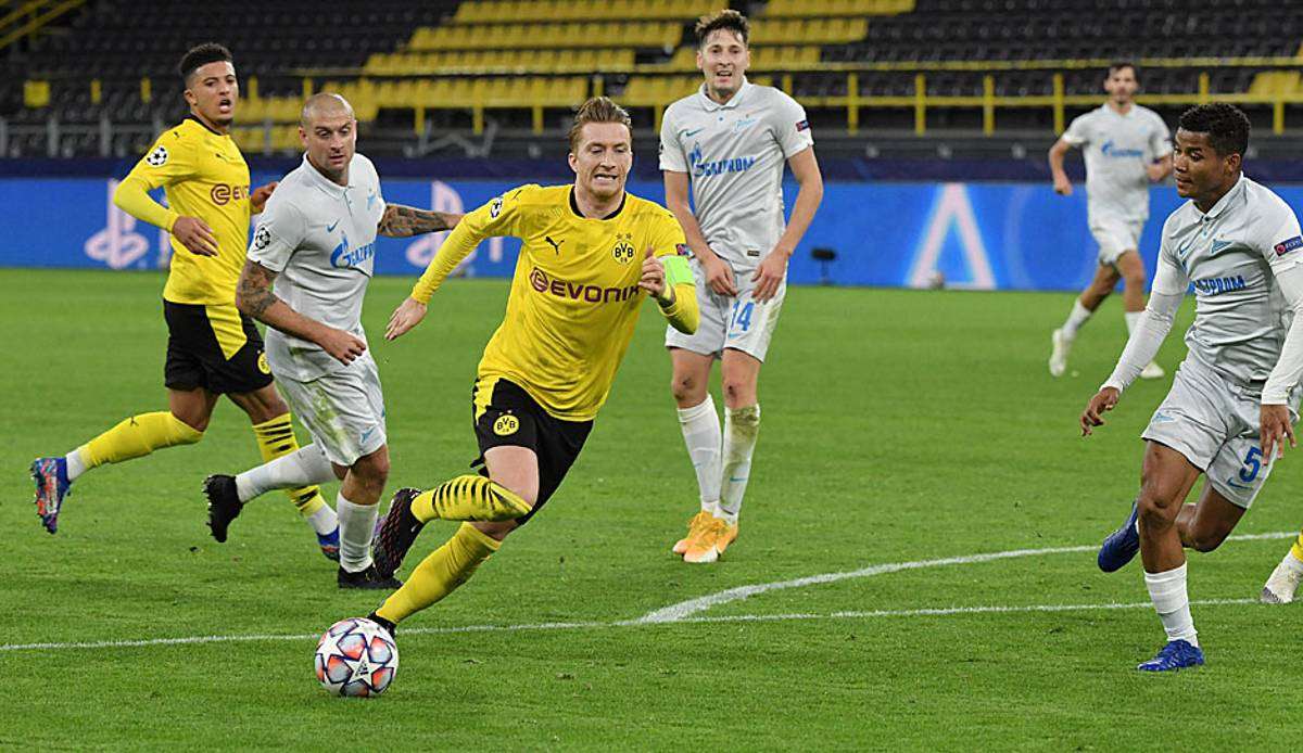 Marco Reus wusste gegen Zenit St. Petersburg kaum zu überzeugen.