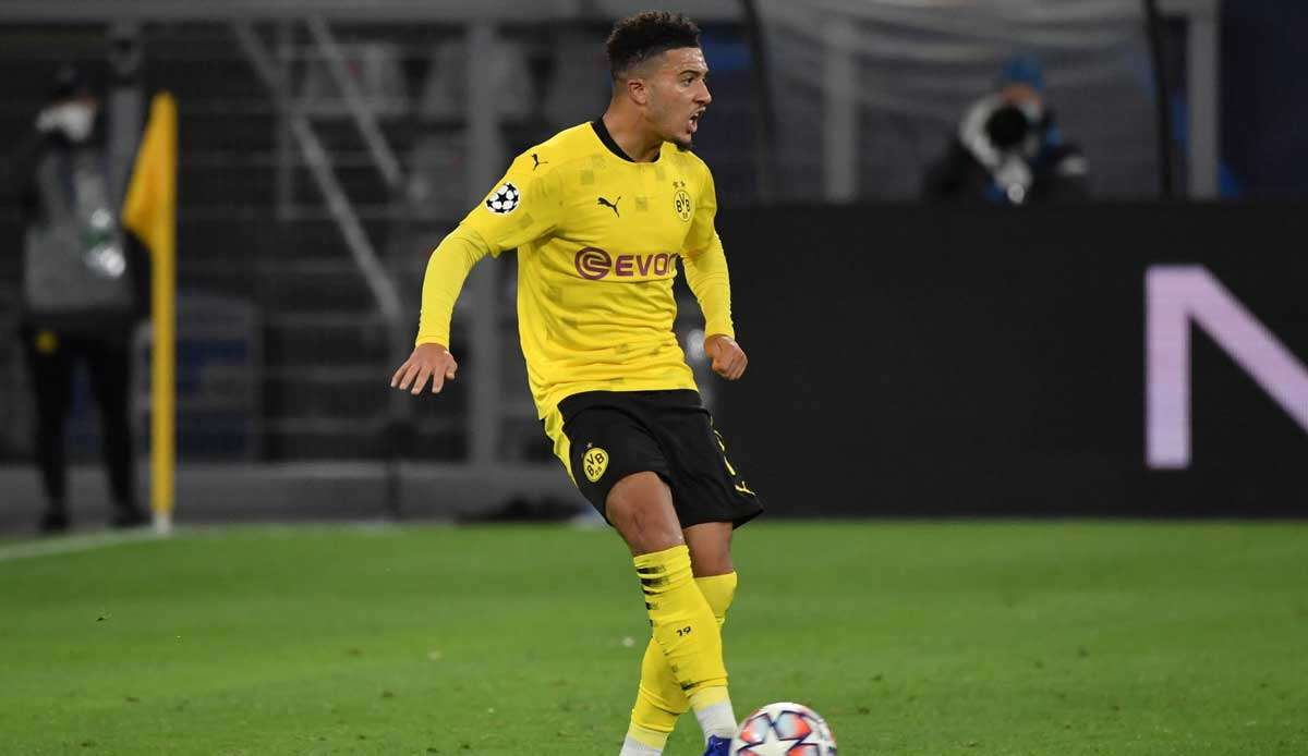 Sancho traf in der Champions League gegen Zenit.