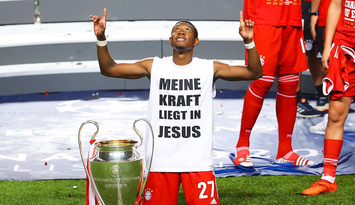 Allem in voran in Team Jesus: David Alaba.