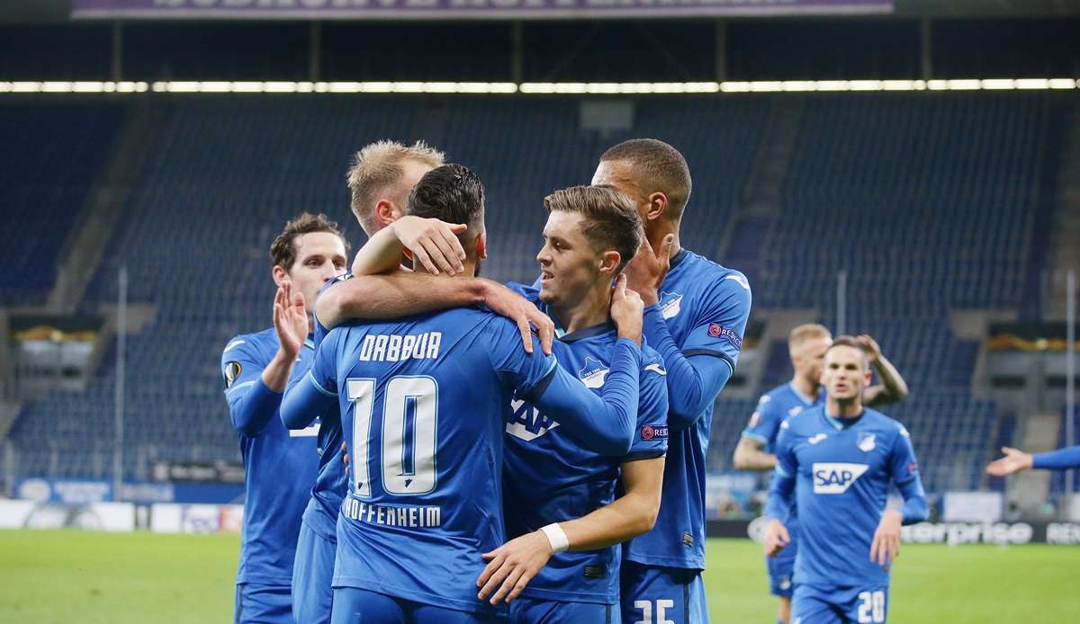 Hoffenheim gewann unter der Woche deutlich in der Europa League.