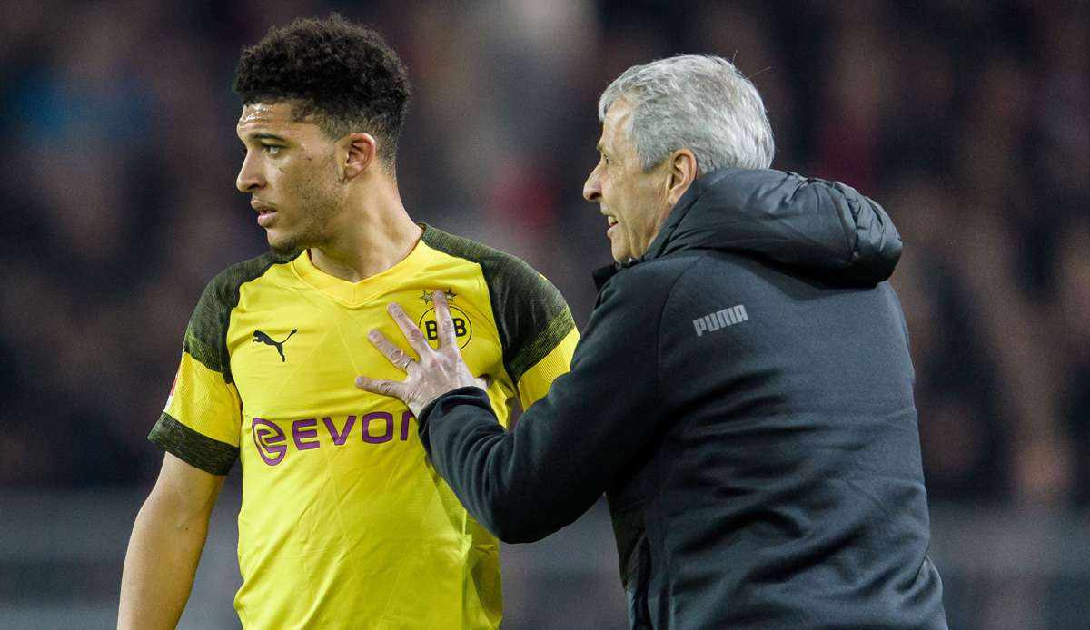 Bringt Lucien Favre Jadon Sancho diesmal von Beginn an gegen die Bayern?