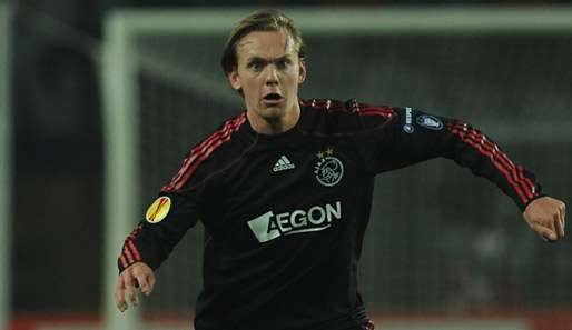 Siem de Jong erzielte beide Treffer für Ajax Amsterdam