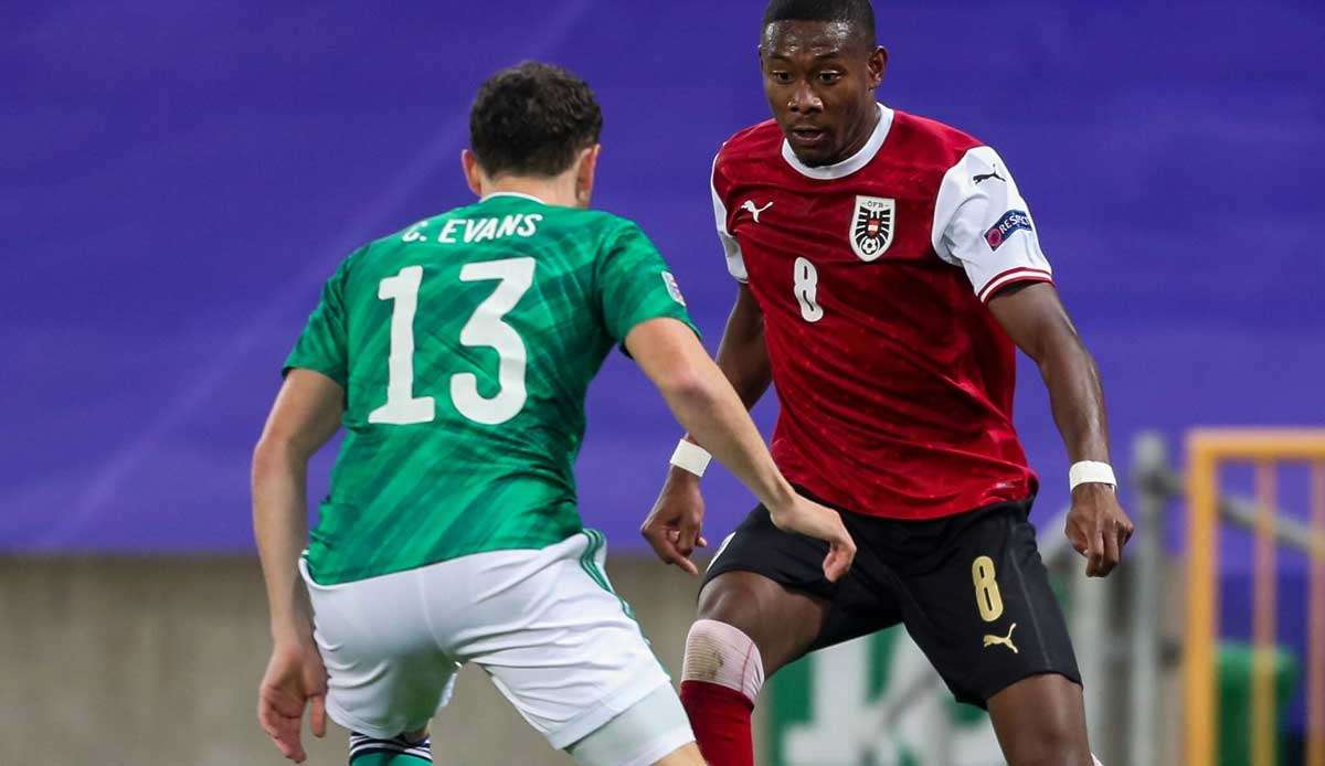 David Alaba wird erneut für Österreich im Einsatz sein.