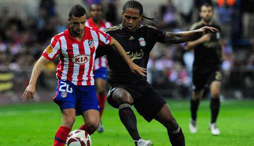 Im Hinspiel gelang Atletico Madrid um Simao (l.) vor heimischer Kulisse ein knapper 1:0-Erfolg 