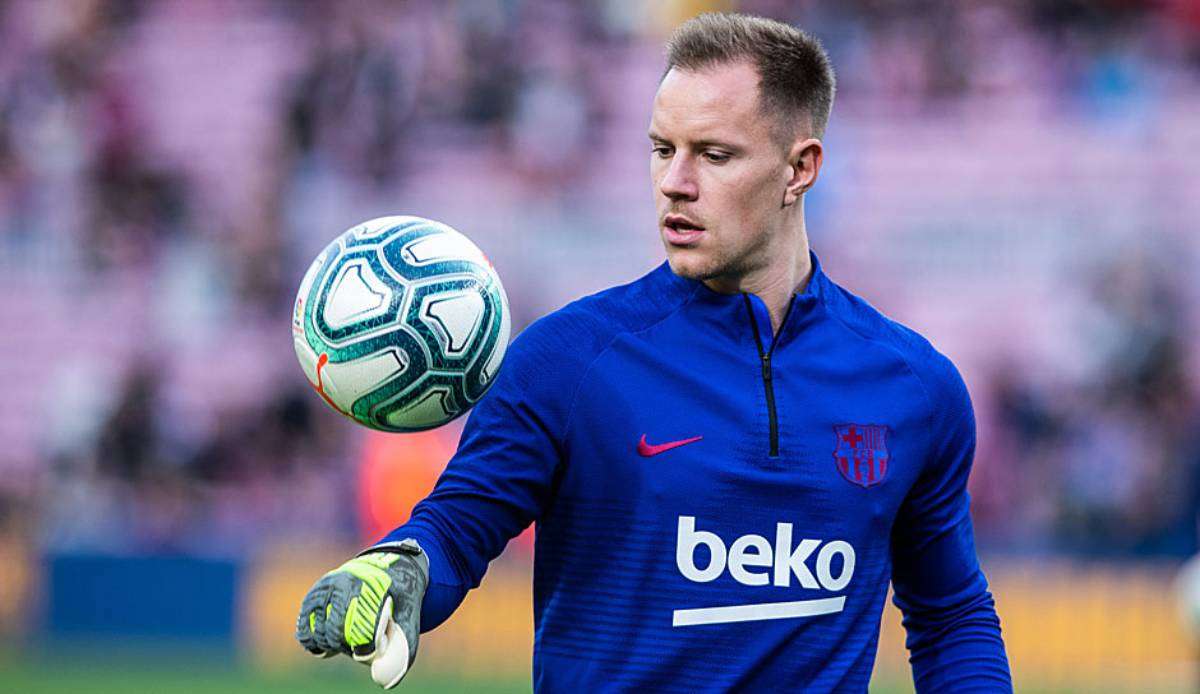 Marc-Andre ter Stegen peilt mit Barca den Sieg in Kiew an.