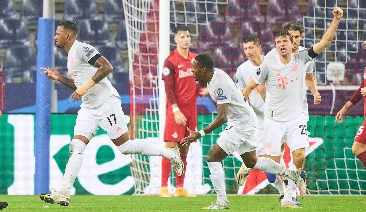 Jerome Boateng (l.) erzielte im Hinspiel einen Treffer für die Bayern.