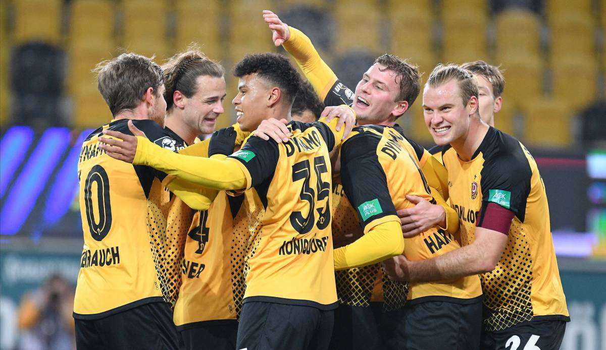 Dynamo Dresden siegte gegen Unterhaching.