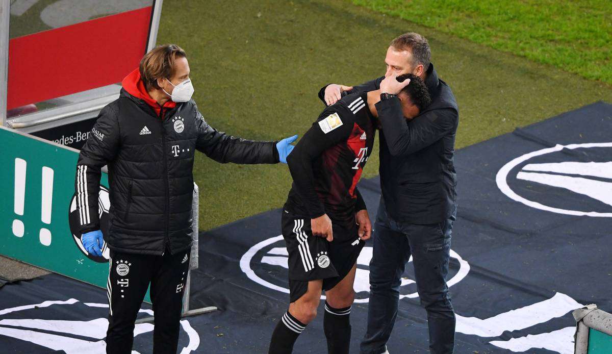 Hansi Flick musste Corentin Tolisso trösten.