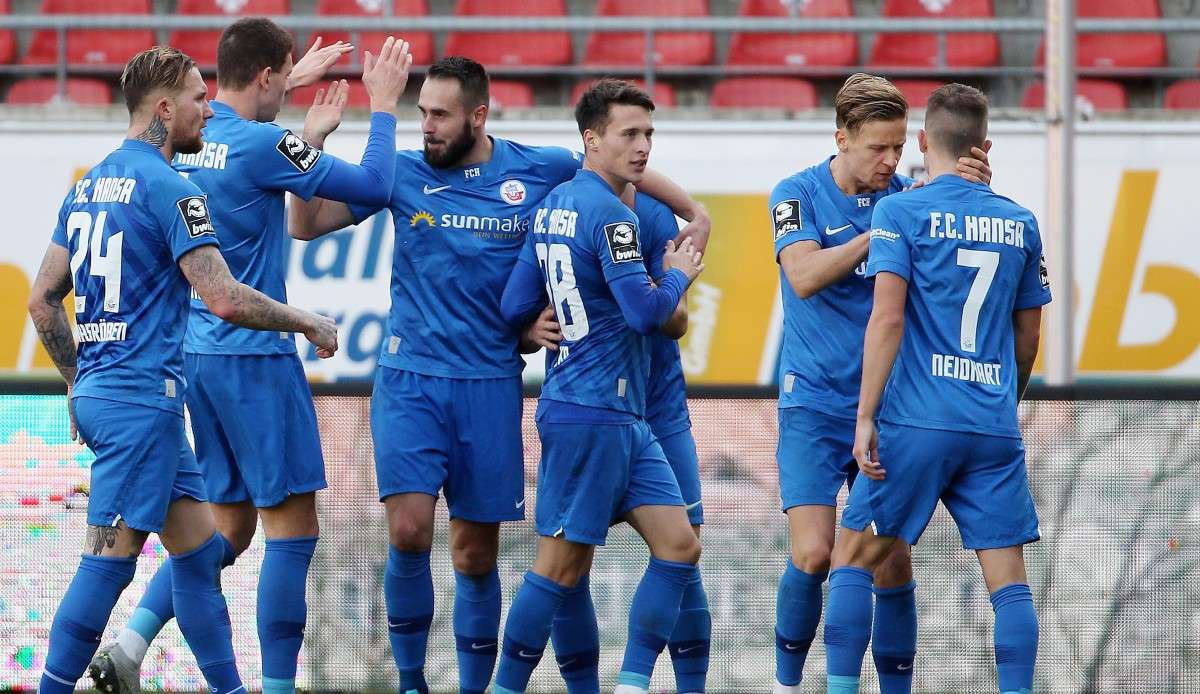 Hansa Rostock will mit einem Sieg gegen den Aufsteiger auf Platz drei springen.