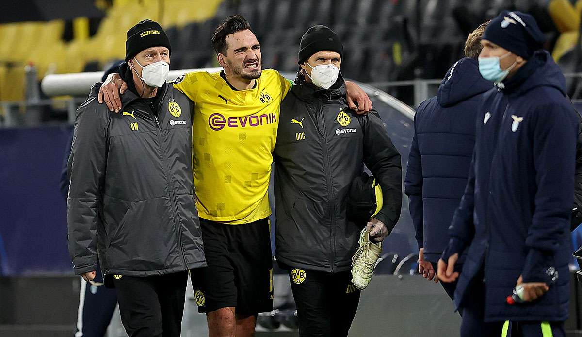 Mats Hummels musste kurz vor Schluss verletzt raus.