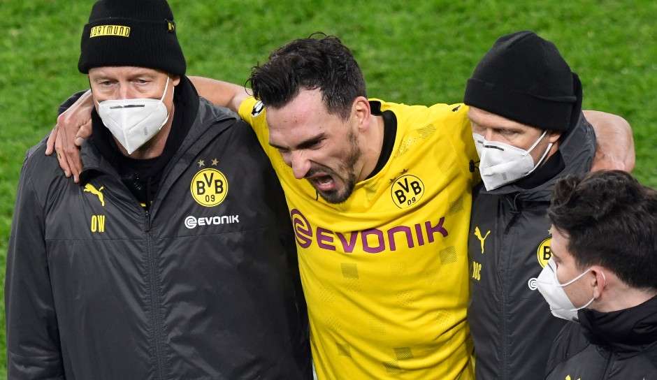 Mats Hummels verletzte sich gegen Lazio Rom.