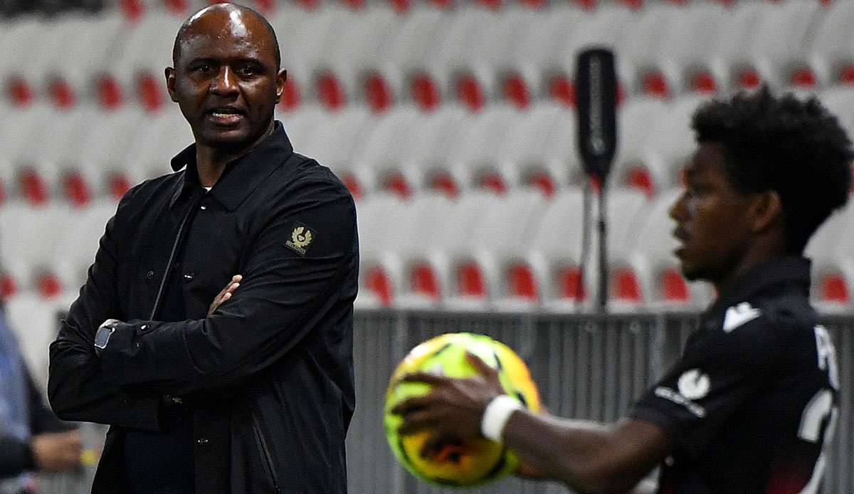 Patrick Vieira ist nicht länger Trainer von OGC Nizza.