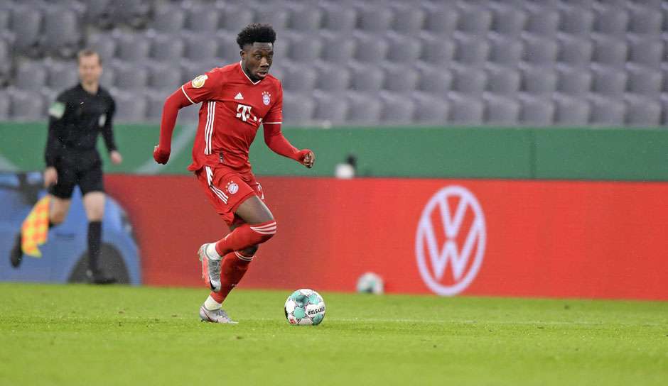 Alphonso Davies vom FC Bayern.