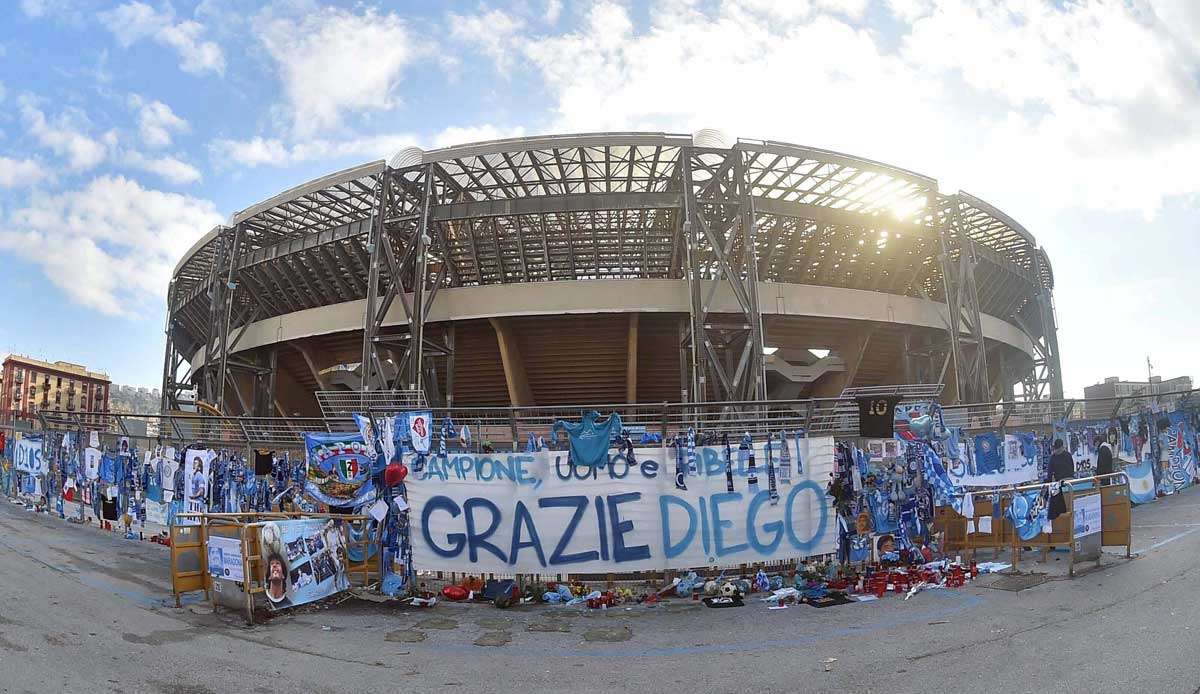 Neapels Stadion trägt ab sofort den Namen Diego Maradona.