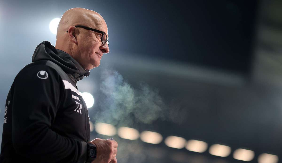 Magdeburg-Trainer Thomas Hossmang.