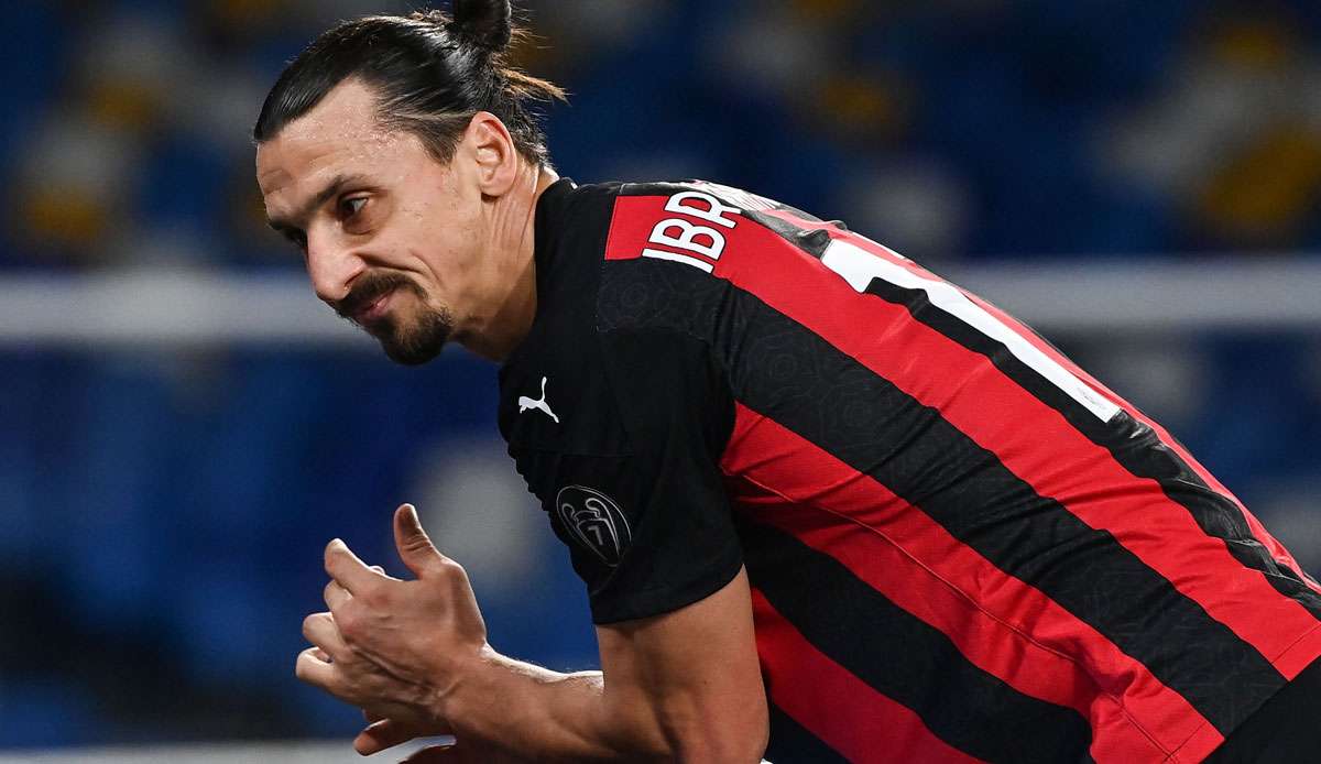 Zlatan Ibrahimovic wollte den AC Milan im Sommer eigentlich verlassen.