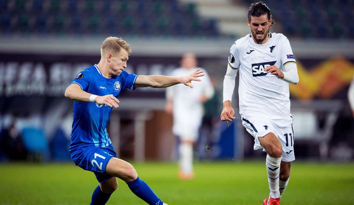 Die TSG Hoffenheim muss heute gegen Gent ran.