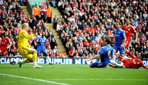 Chelsea-Idol Frank Lampard erzielte gegen den FC Liverpool bereits sein 21. Saisontor