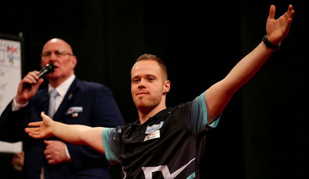 Max Hopp ist einer drei deutschen Teilnehmer bei der World Darts Championship.