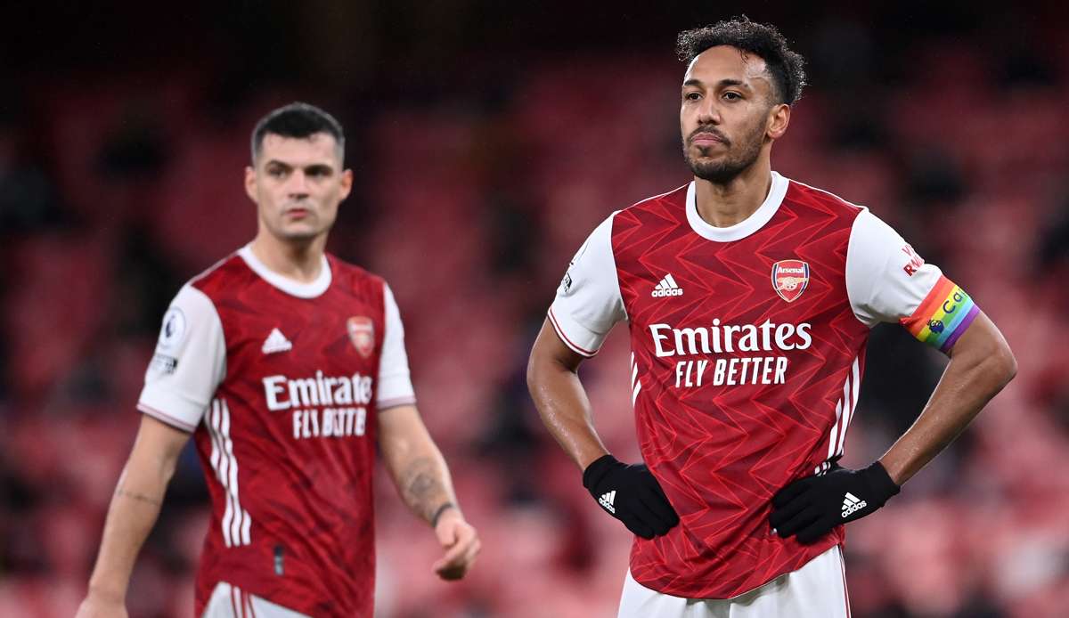 Pierre-Emerick Aubameyang und der FC Arsenal stecken weiter in der Krise.