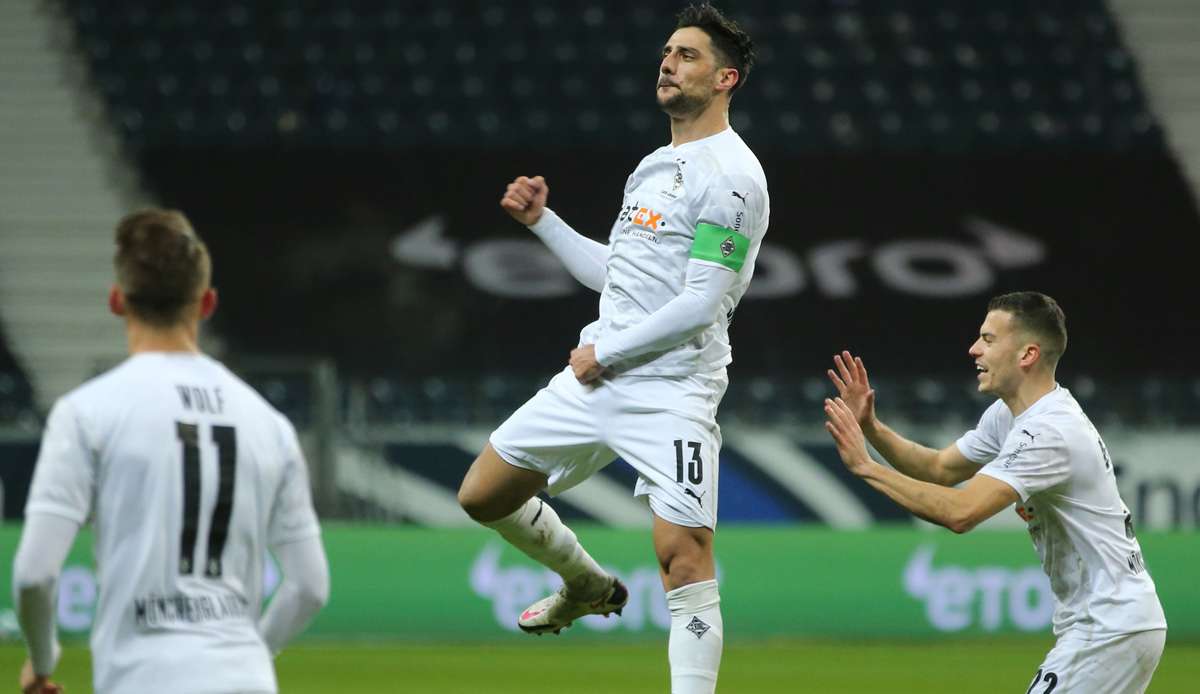 Lars Stindl erzielte gegen Eintracht Frankfurt gleich drei Tore.