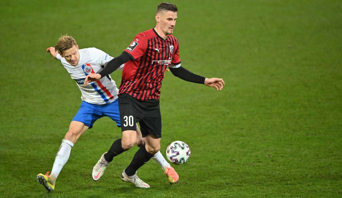 FC Ingolstadt besiegte Hansa Rostock mit 1:0.