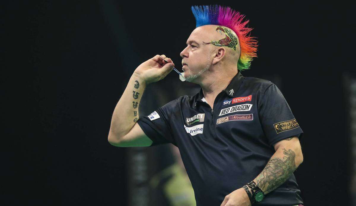 Peter Wright ist der amtierende Darts-Weltmeister.